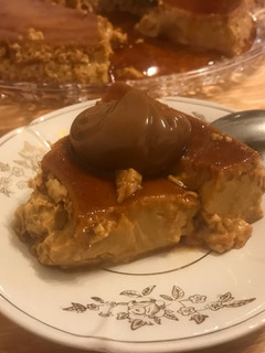 Una foto de Flan Casero de Dulce de Leche