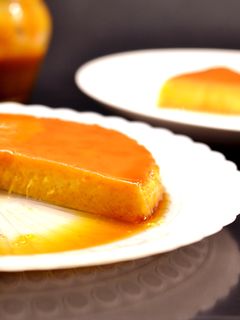 Sütőtök flan recept fotója