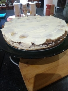Una foto de Tarta doble de Banana Split