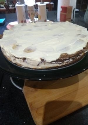 Una foto de Tarta doble de Banana Split