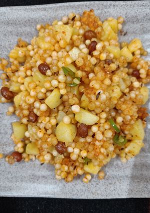 સાબુદાણાની ફરાળી ખીચડી (Sabudana Farali Khichdi Recipe In Gujarati) રેસીપી મુખ્ય ફોટો