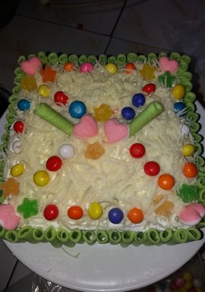 Foto resep Bolu ultah simple