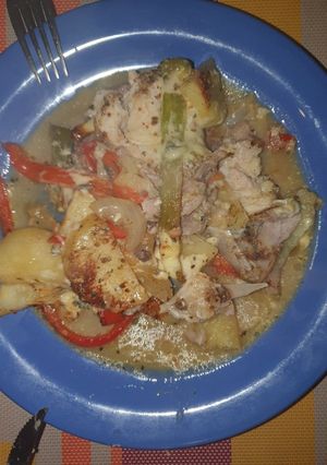 Una foto de Surubí al horno