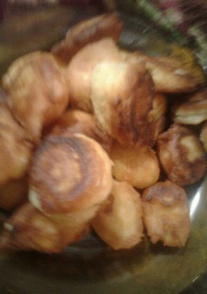 Una foto de Buñuelos con manzana