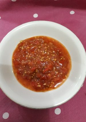 Foto resep Sambel terasi mentah