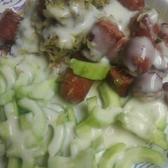 A picture of Slawdog Cucumber Salad.
