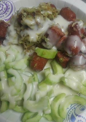 A picture of Slawdog Cucumber Salad.