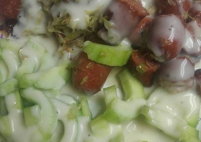 Recipe of Ultimate Slawdog Cucumber Salad