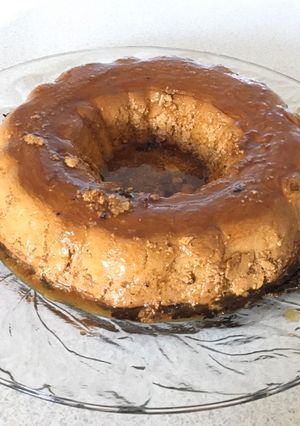 Una foto de Flan de manjar