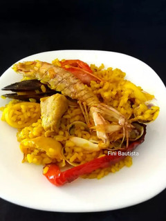 Una foto de Arroz de marisco