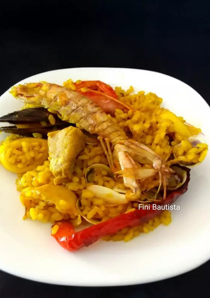 Una foto de Arroz de marisco