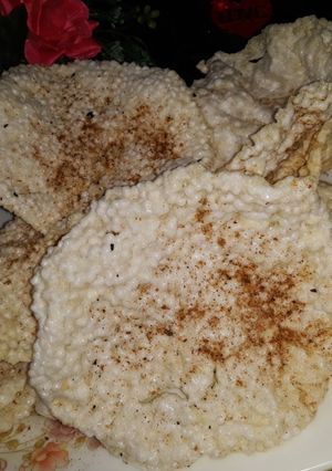A picture of Sabudana papar.