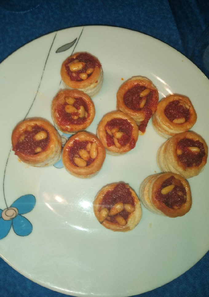 Una foto de Volovanes de sobrasada