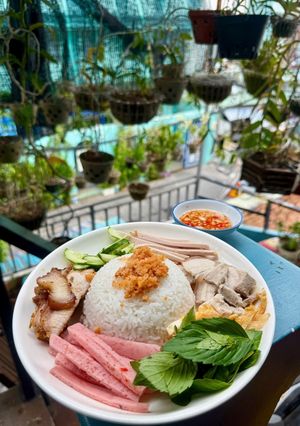 Hình của món Cơm âm phủ.