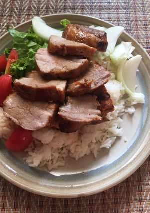 รูปของ ข้าวสลัดหมู #ทำขายรวย
