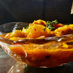 Summer squash curry A picture of Summer squash curry.
