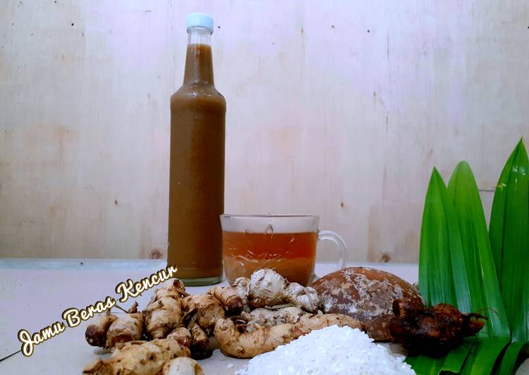 Jamu Beras Kencur Homemade