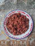 Lemak babi merah crispy