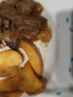 Una foto de Hígado encebollado