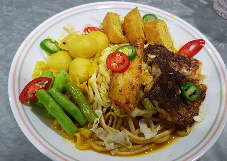 5 Easy Dinner Nyonya Curry Noodles