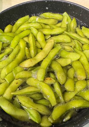 涼拌毛豆夾 的食譜成品照片