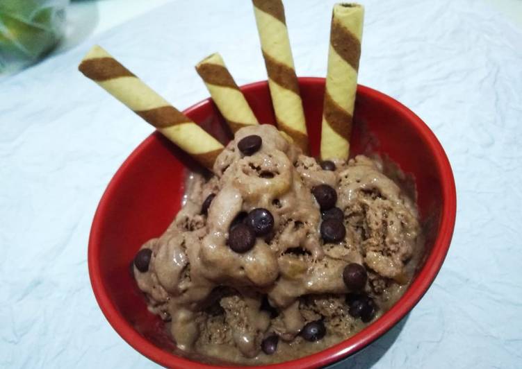 Choco banana ice cream