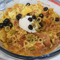 My Hot Chicken Tortilla Casserole 😗 A picture of My Hot Chicken Tortilla Casserole 😗.
