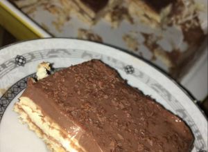 صورة لوصفة حلى النوتيلا و القشطة 🍮