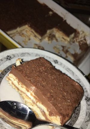 صورة لوصفة حلى النوتيلا و القشطة 🍮