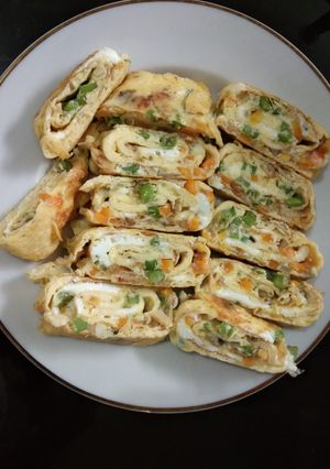 Foto resep Telur Dadar Gulung