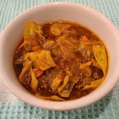A picture of Cabbage Roll Soup.