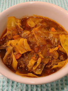 A picture of Cabbage Roll Soup.