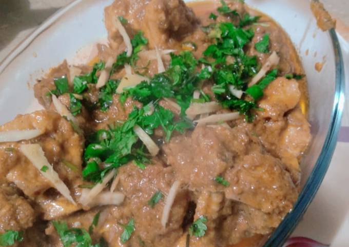 Step-by-Step Guide to Prepare Homemade Chicken badami karahi