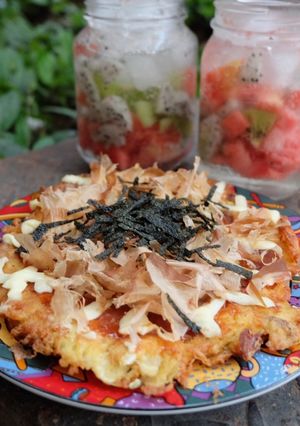 Foto resep Okonomiyaki puassss