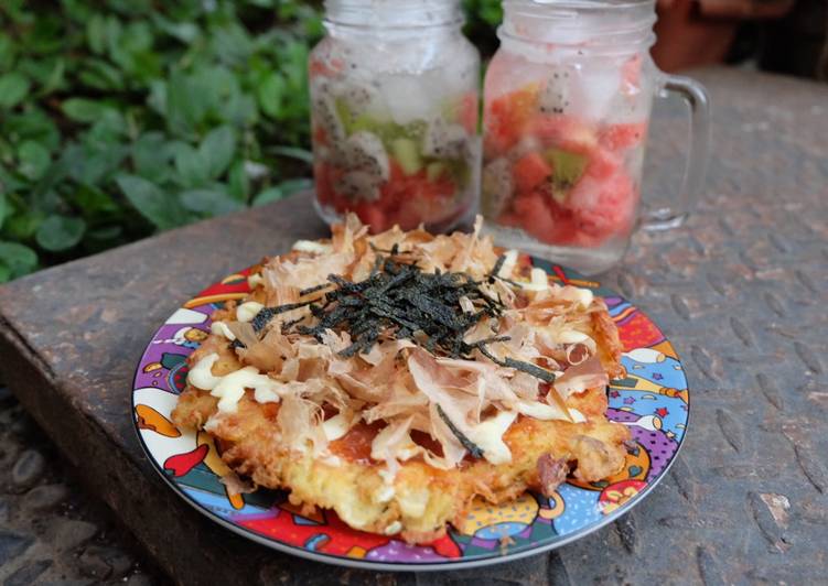 Cara Gampang Menyiapkan Okonomiyaki puassss Anti Gagal