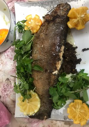 عکسی از دستور ماهی شکم پر مجلسی