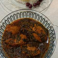 خورشت مرغ و اسفناج-レシピのメイン写真