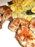 Muslitos y pechugas de codornices
