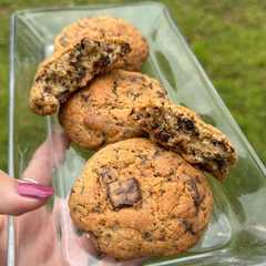 Una foto de Cookies con chips estilo NY