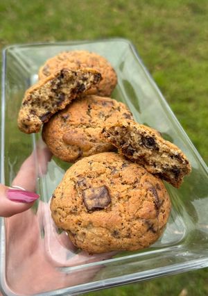 Una foto de Cookies con chips estilo NY