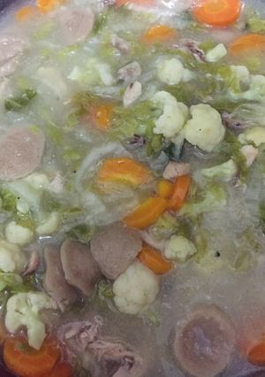 Foto resep Capcay ayam bakso