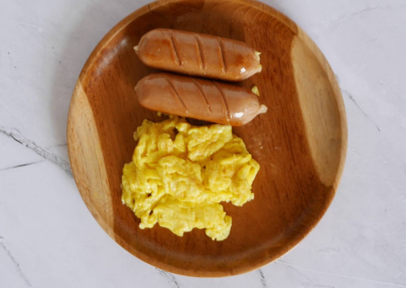 American Breakfast (Scramble Egg & Sosis)