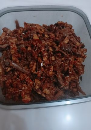 Foto resep Sambal Teri Tempe Kering