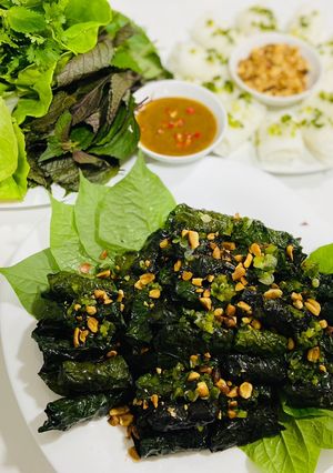 Hình của món Bò lá lốt.