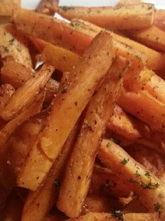 A picture of Baked Sweet Potato Fries.