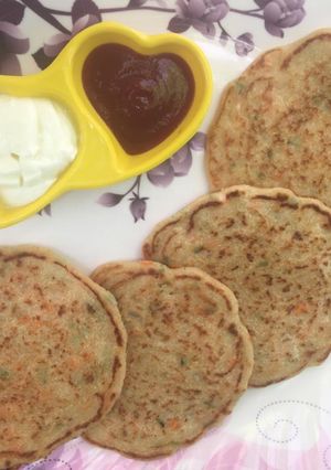 A picture of Oats Uttapam.