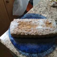 Una foto de Budín de manzana