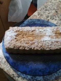 Una foto de Budín de manzana
