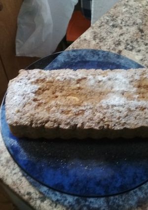Una foto de Budín de manzana
