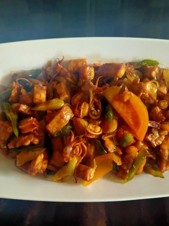 Langkah Mudah untuk Membikin Resep  Tumis tempe cumi asin yang Lezat Sekali, Sempurna